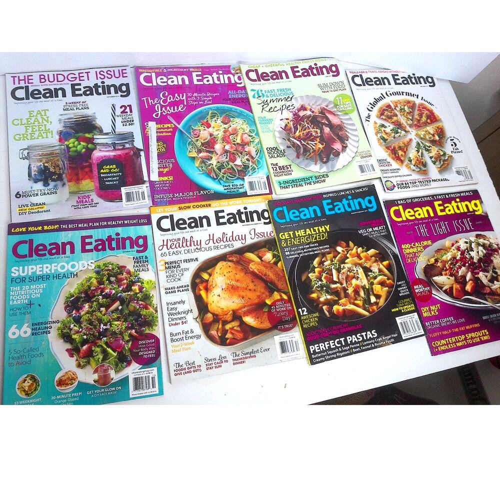 Clean Eating Magazine 2014 Set of 8